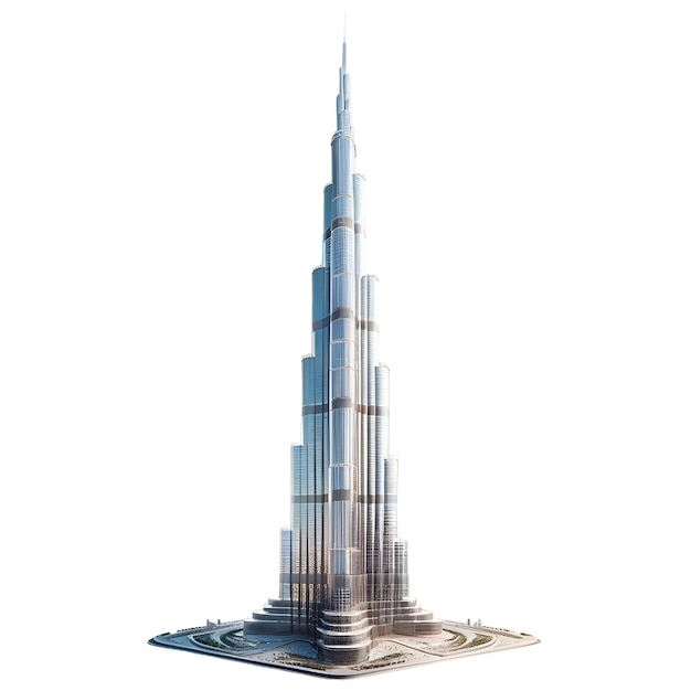 Illustration of burj khalifa