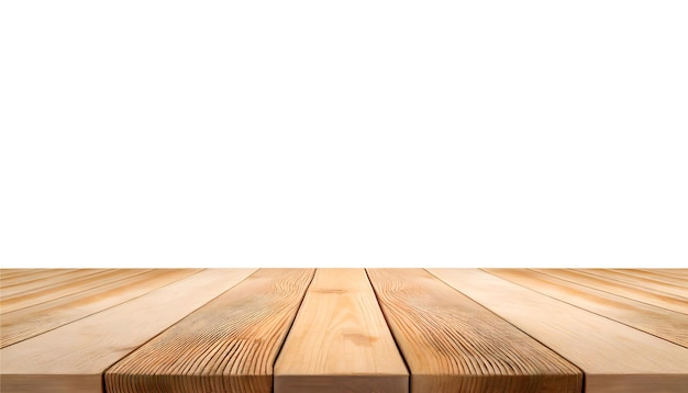 Illustration of empty wooden table