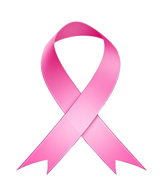 PSD illustration of pink ribbon sign ai generated