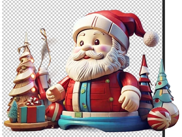 Image of a 3d christmas toys