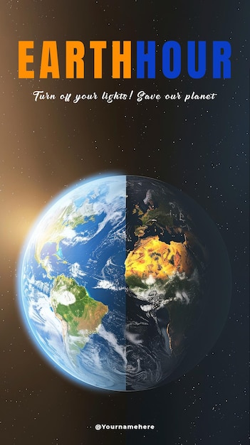 Image of the earths rotation alternating day and night world earth day concept