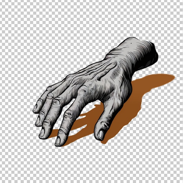 PSD an image of a hand that says  hand  on it