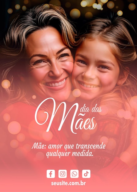 PSD image for mothers day social media campaign