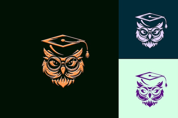 PSD the image of an owl is on the black background