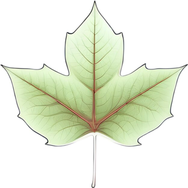 PSD an image of a stylized leaf