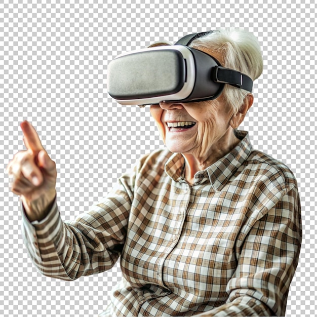 Immersive Adventures Elderly Man Embraces VR Gaming