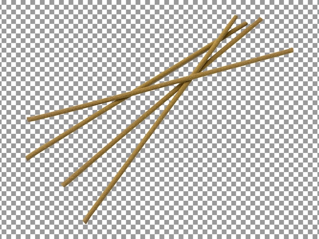 Incense stikcs isolated on transparent background