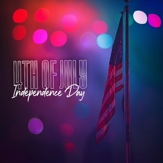 PSD independence day 4th july post