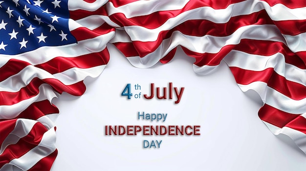 PSD independence day of 4th of july sale banner template background