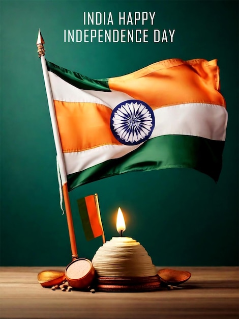 India happy independence day background