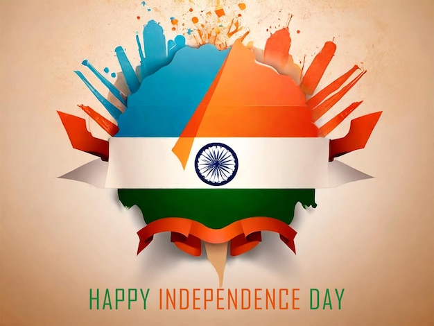 India happy independence day background