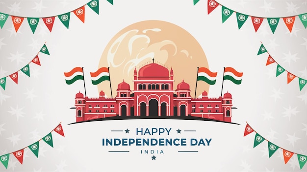 India independence day celebration template