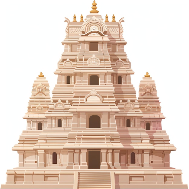 indian Ancient Temple indian illustration