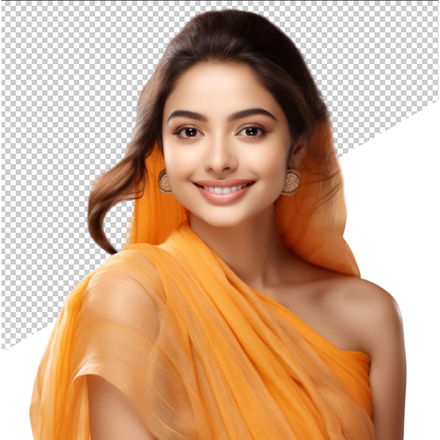 PSD indian cute woman