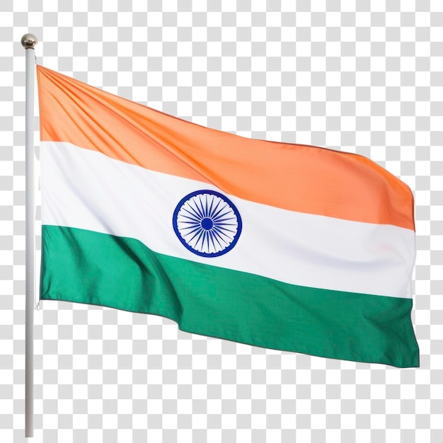 Indian flag waving proudly