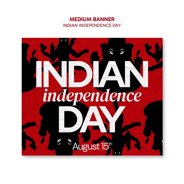 PSD indian independence day template design