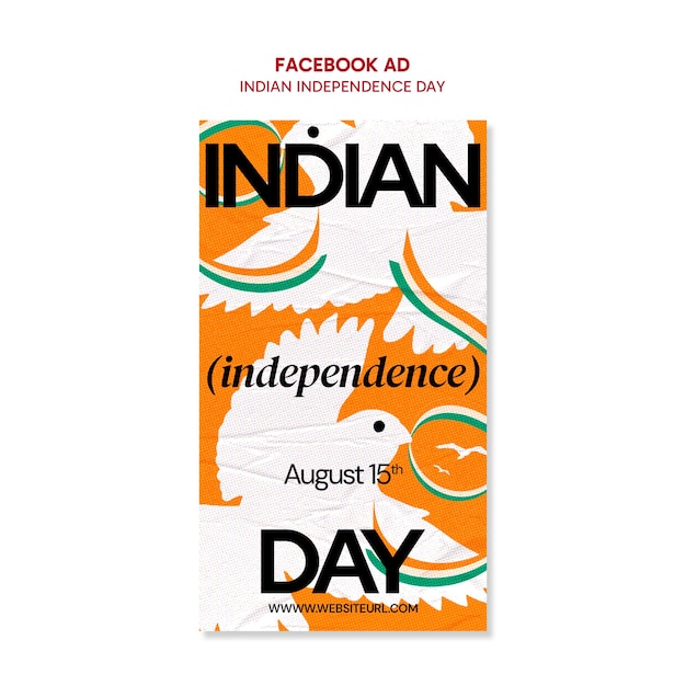 PSD indian independence day template design