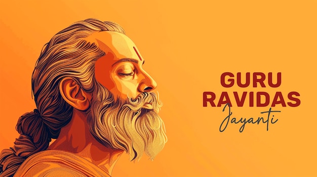 PSD indian mystic poetsaint of the bhakti movement guru ravidas jayanti