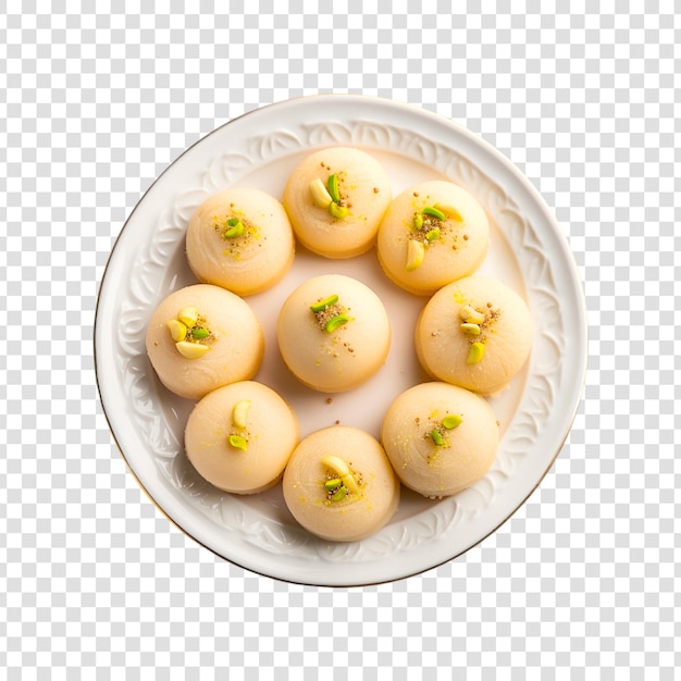 PSD indian traditional sweet food methi laddu on a white background