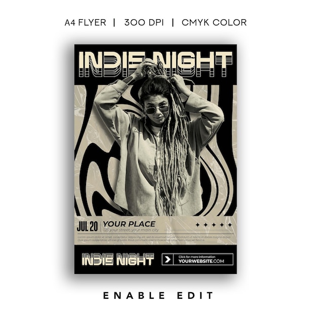 Indie Music Flyer