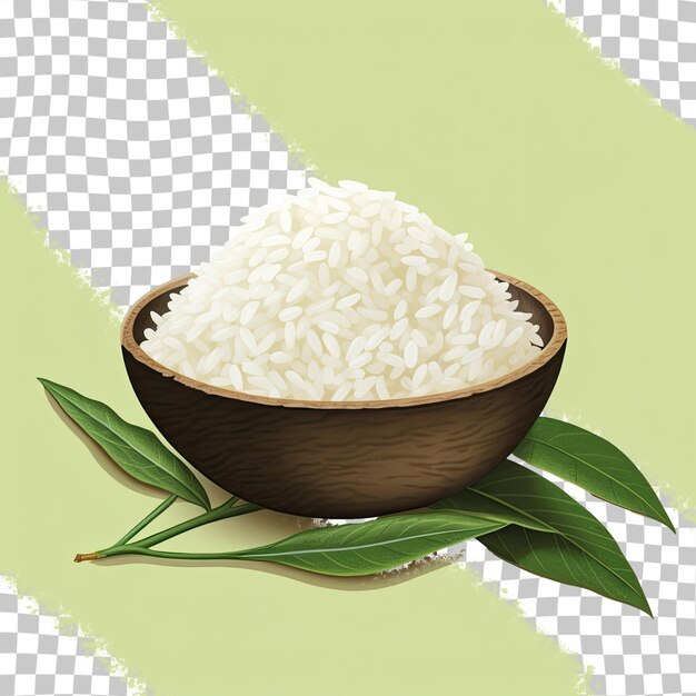 PSD indonesians rely on transparent background rice as their main food