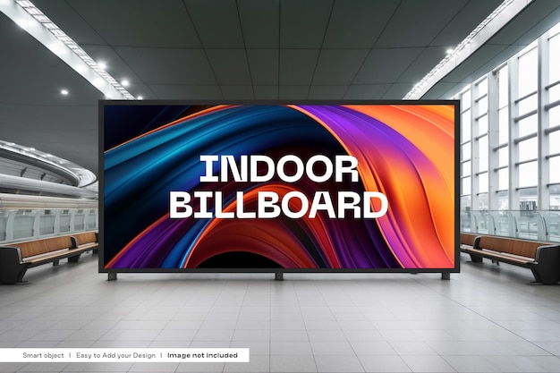 indoor billboard template free