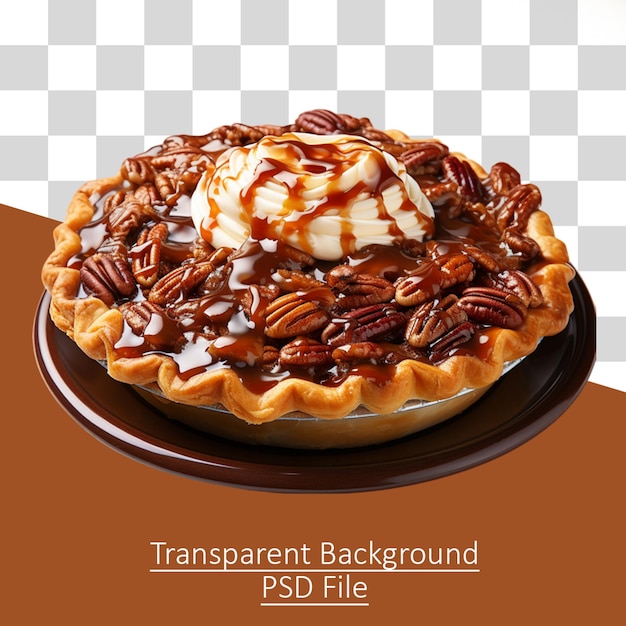 Indulge in Tradition Taste the Richness of Our Pecan Pie Classic transparent background