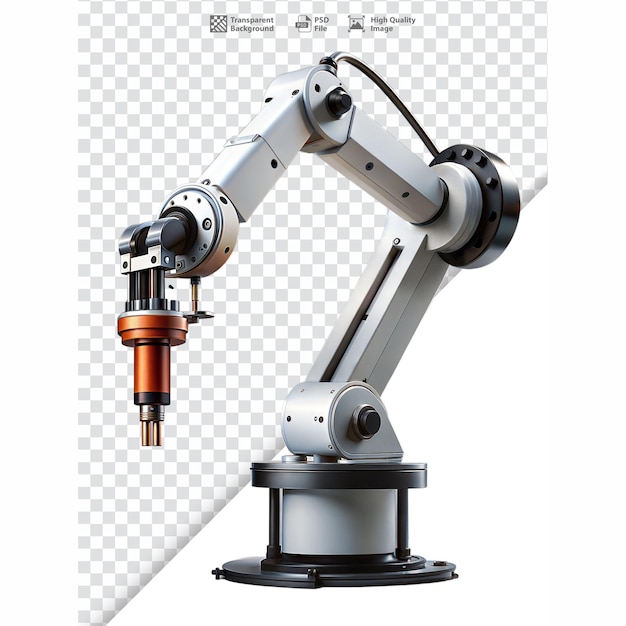 PSD industrial robotic arm in operation possibly used for automation in manufacturing