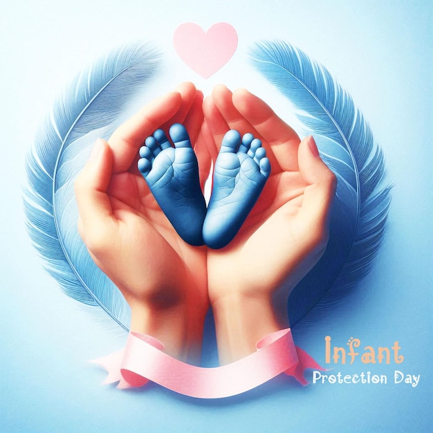 Infant Protection Day Background Design