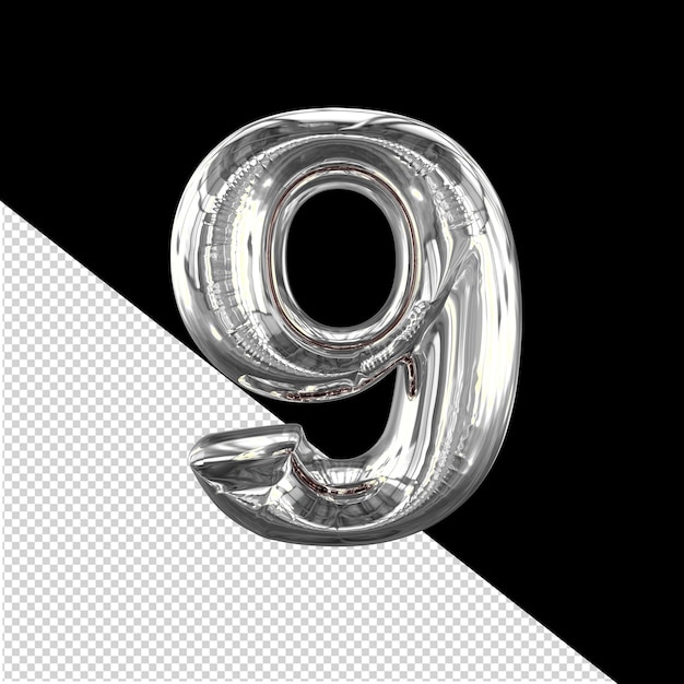 PSD inflatable symbol number 9