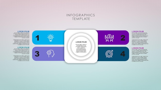 infographic template for business process steps