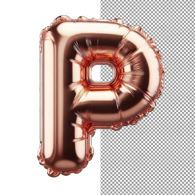 PSD ink and levity timeless elegance in balloon letter isolation