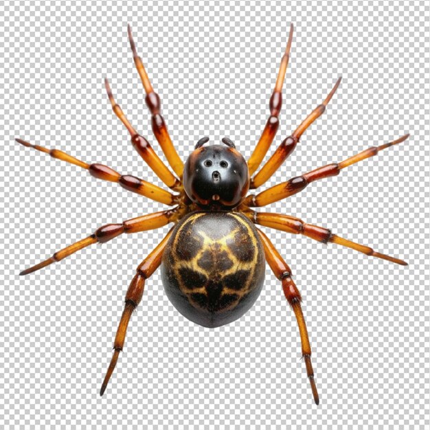 Insect Tick front view full body isolate on transparency background PSD