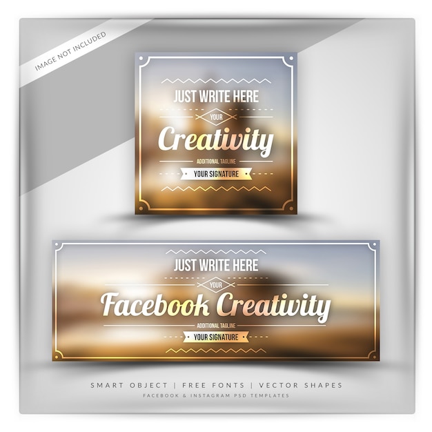 Instagram & Facebook Creativity Banner