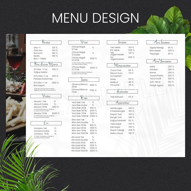 PSD instagram menu design psd copy