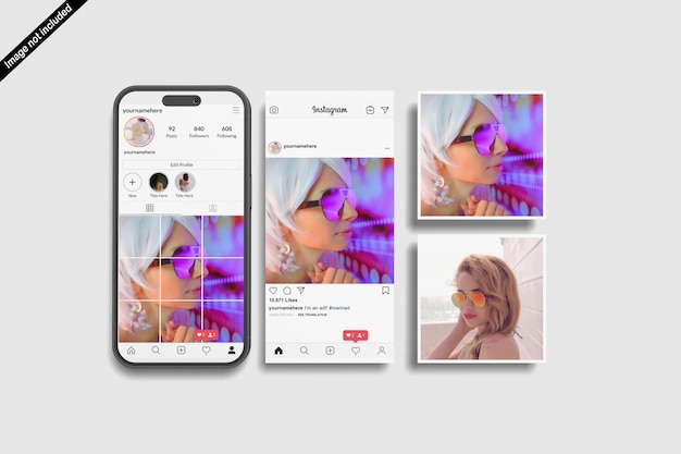 Instagram post mockup