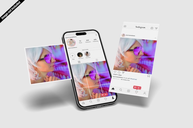 Instagram post mockup