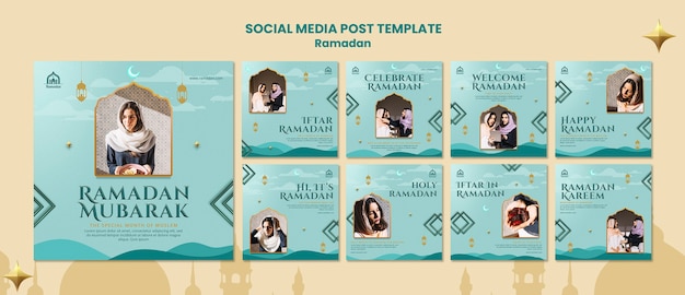 Instagram posts collection for ramadan celebration