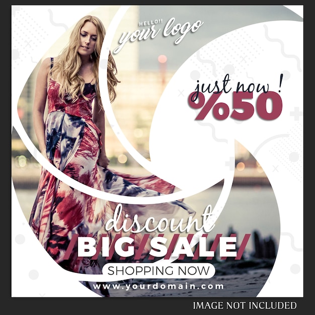 Instagram Sale Fashion Post Template 