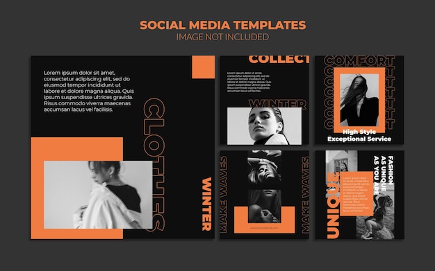 Instagram Social Media Post Templates Online Sale