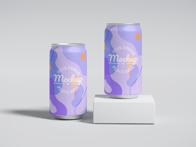 instant can mockup design