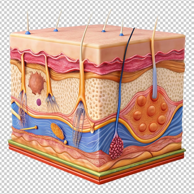 PSD integumentary system on transparent background