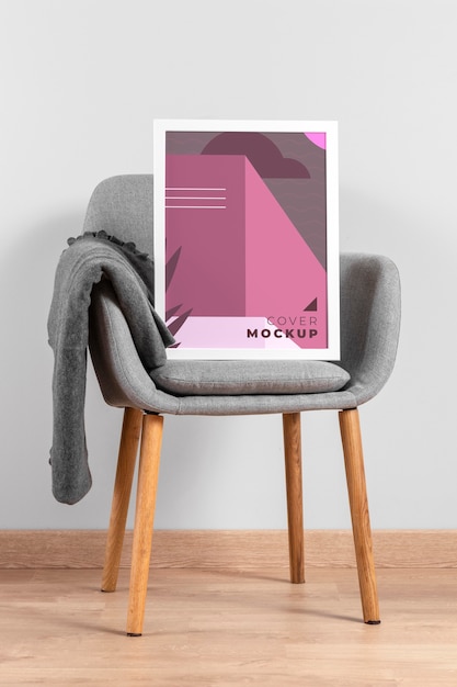 Interior design frame mock-up