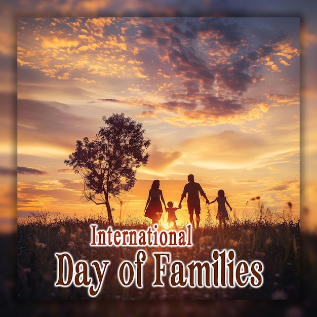 International day of families global family day background