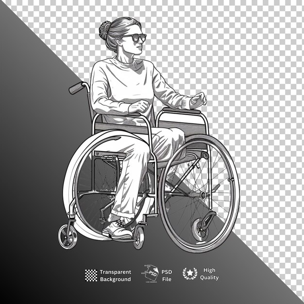 PSD international day of people with disability isolated on transparent background