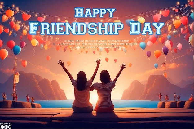 International Friendship day Template