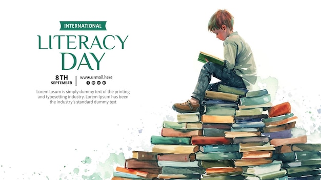 PSD international literacy day poster