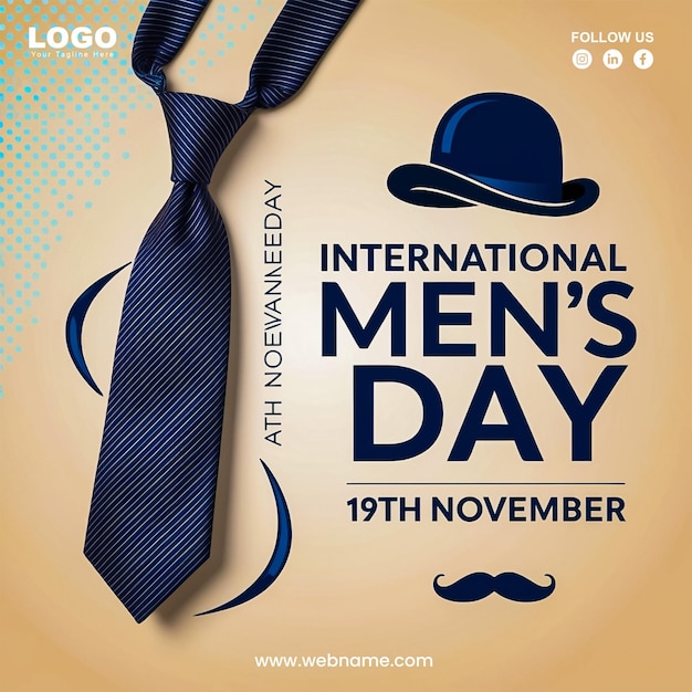 International Mens Day banner design