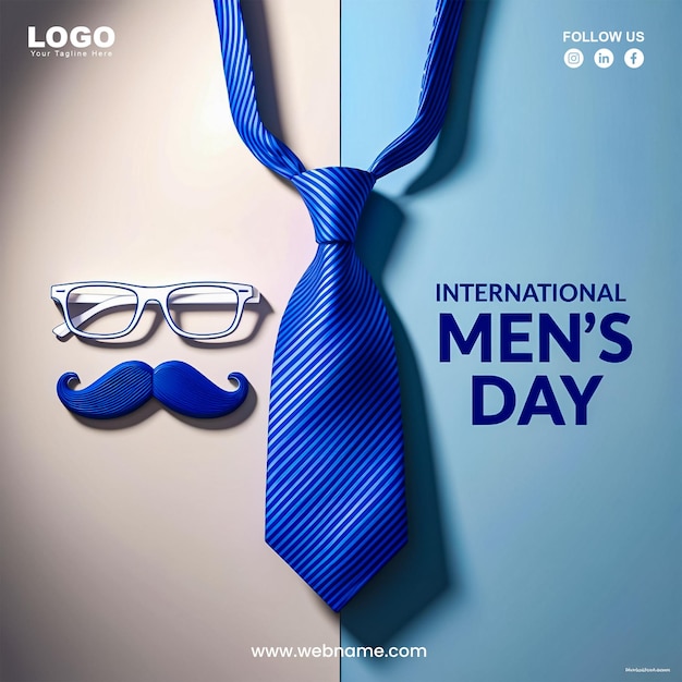 International Mens Day banner design