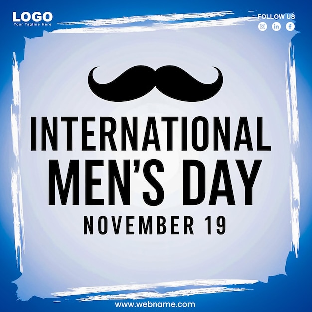 International Mens Day banner design